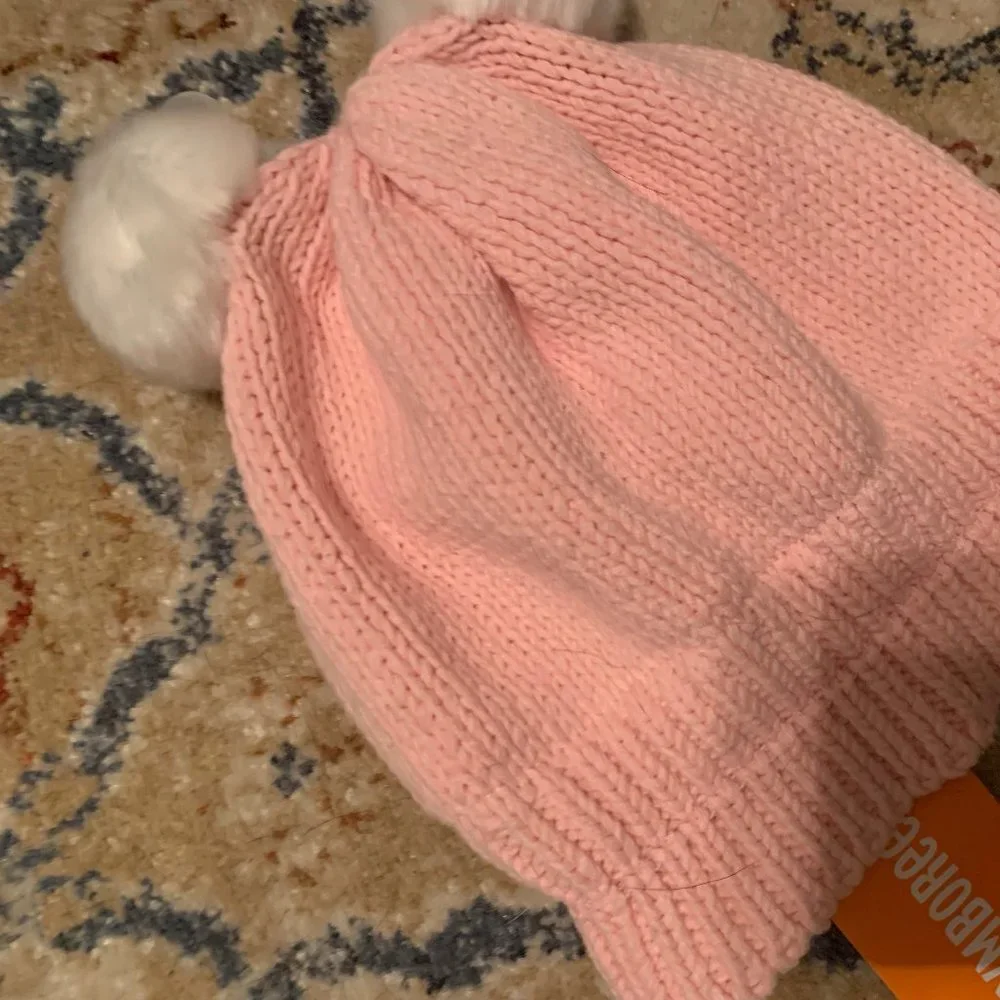 NWT GYMBOREE PINK&WHITE HAT GIRLS SZ 12-24MO